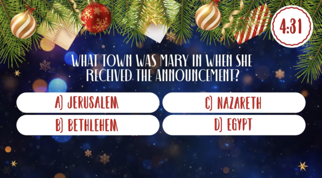 Christmas Bible Trivia